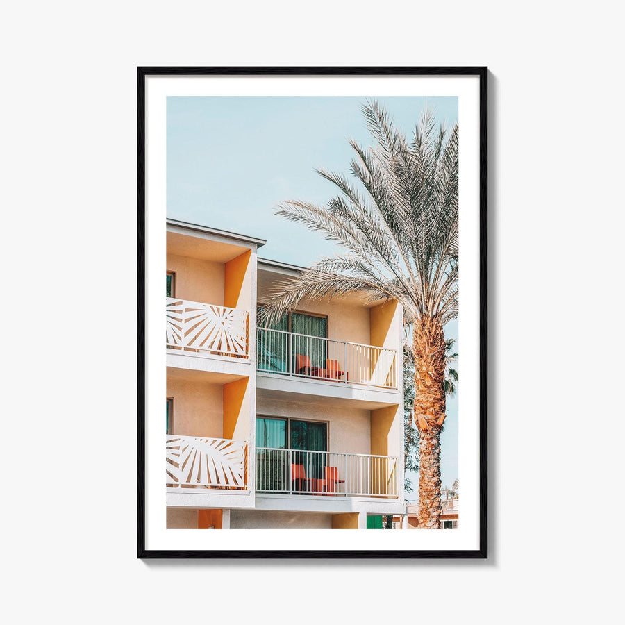 Palm Springs Fine Art Photo Print, California Wall Decor Poster, Hotel Balconies