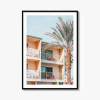 Palm Springs Fine Art Photo Print, California Wall Decor Poster, Hotel Balconies
