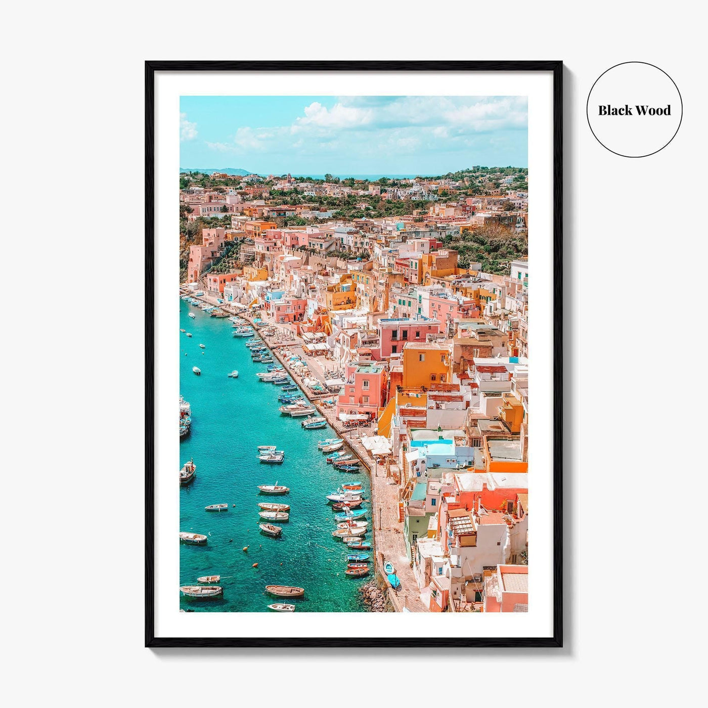 Procida Fine Art Photo Print, Naples Italy, Flegrean Islands, Wall Poster