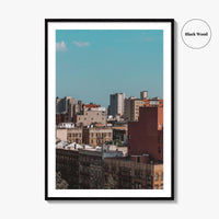 Harlem Skyline Fine Art Photo Print, New York City NYC, Manhattan, NY