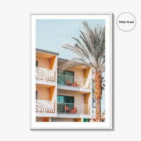 Palm Springs Fine Art Photo Print, California Wall Decor Poster, Hotel Balconies