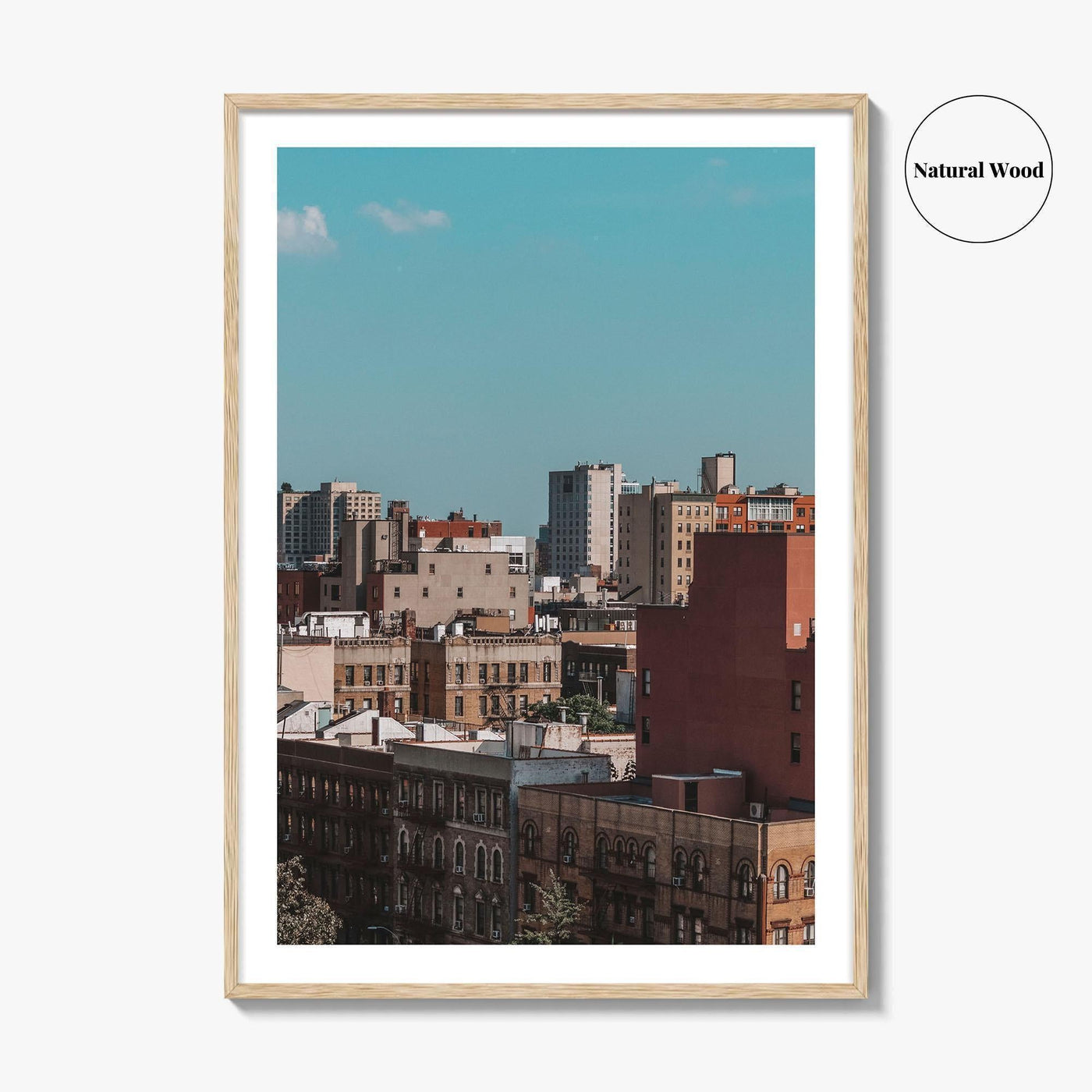 Harlem Skyline Fine Art Photo Print, New York City NYC, Manhattan, NY
