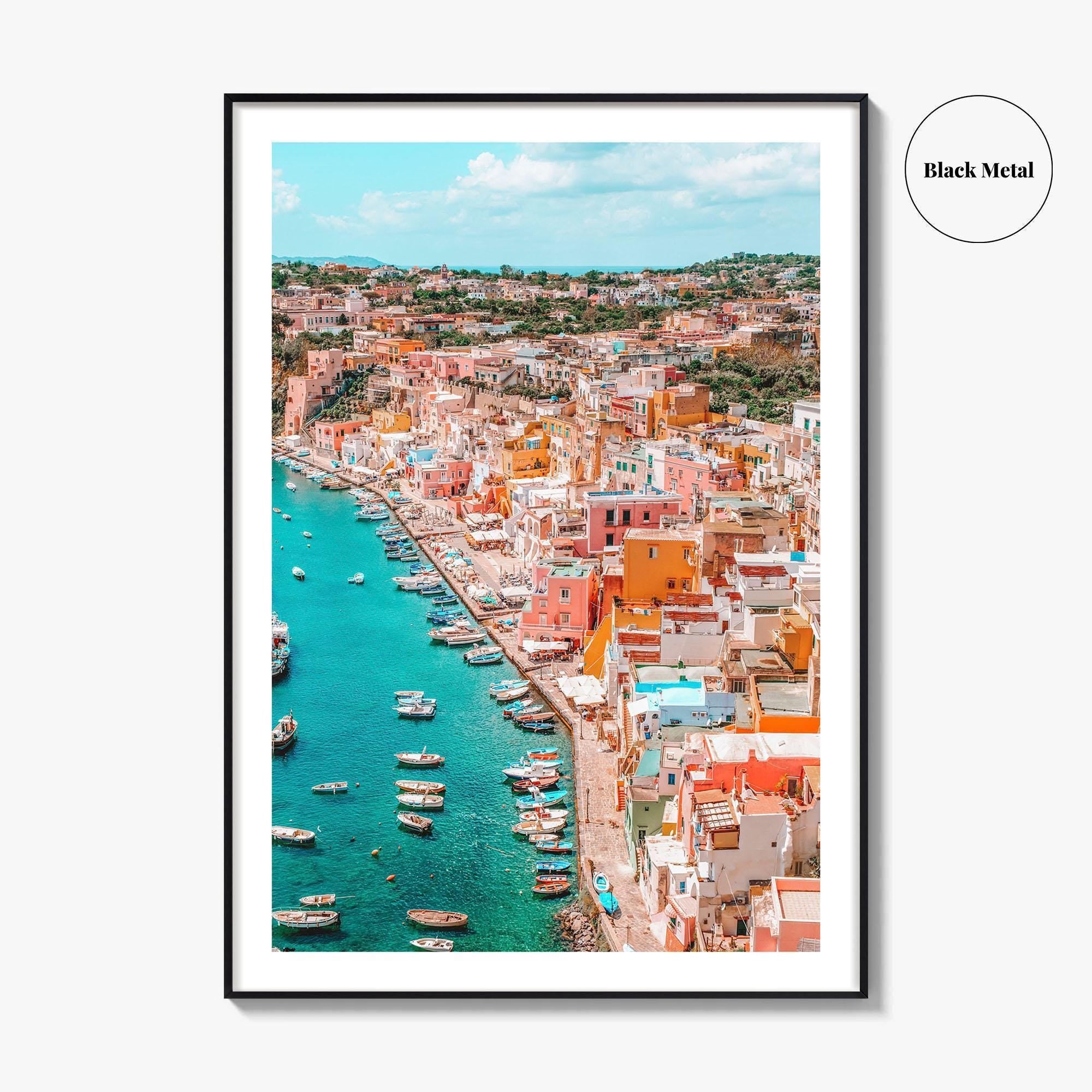 Procida Fine Art Photo Print, Naples Italy, Flegrean Islands, Wall Poster