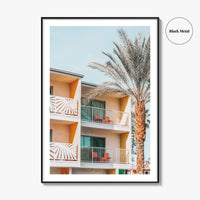 Palm Springs Fine Art Photo Print, California Wall Decor Poster, Hotel Balconies