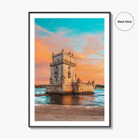 Lisbon Fine Art Photo Print, Belem Tower, Lisboa, Portugal Wall Decor Poster