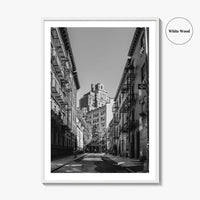 Greenwich Village Black and White Fine Art Photo Print, Gay Street, Manhattan NYC