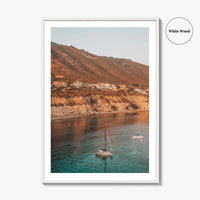 Pirates Cove Beach Fine Art Photo Print, Avila Beach, California Sailboats Poster