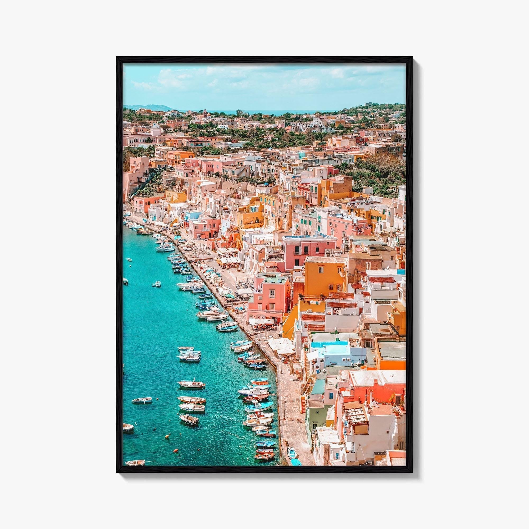 Procida Fine Art Photo Print, Naples Italy, Flegrean Islands, Wall Poster