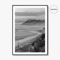 Encinitas Black and White Fine Art Photo Print, San Diego Poster, California Poster