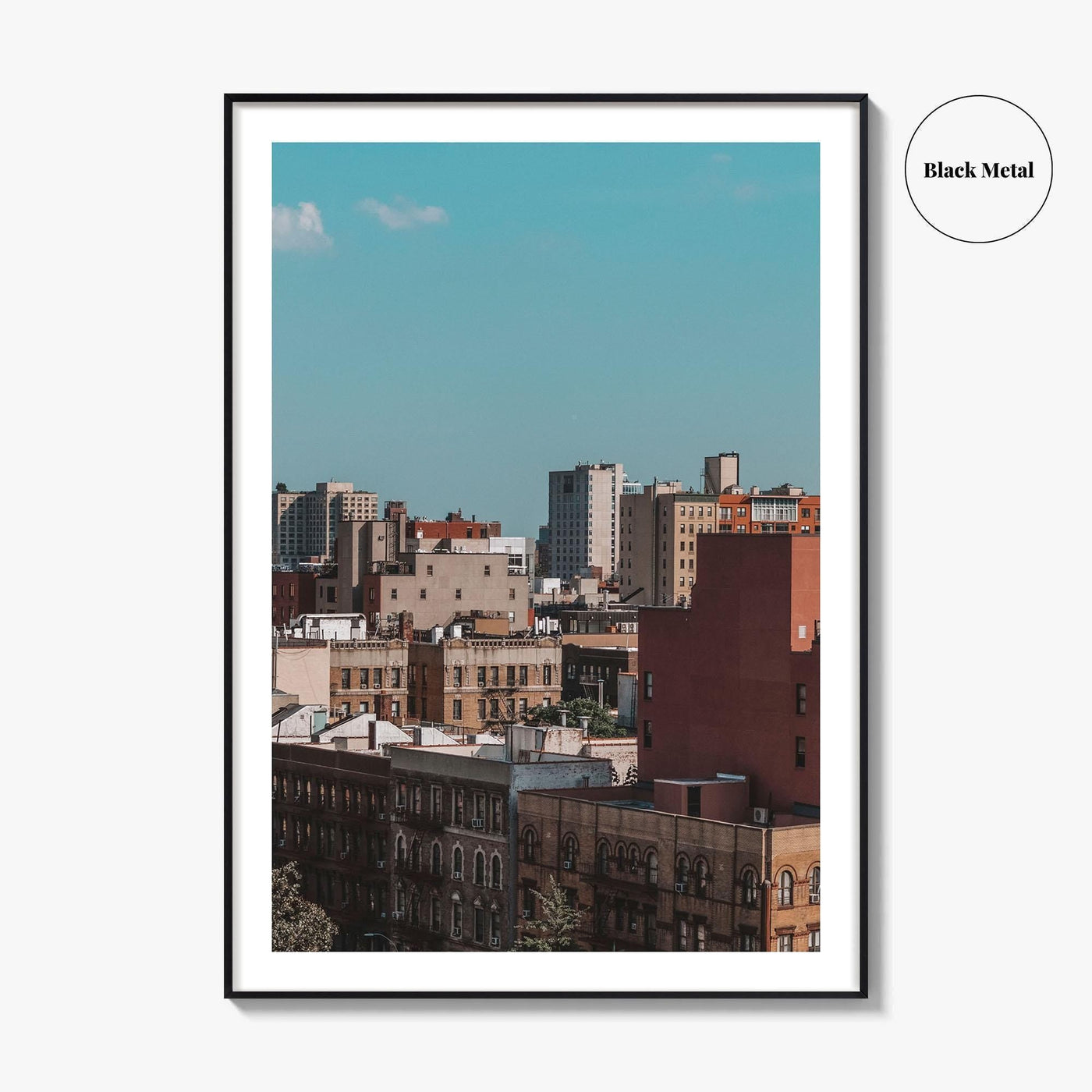 Harlem Skyline Fine Art Photo Print, New York City NYC, Manhattan, NY