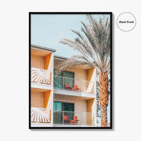 Palm Springs Fine Art Photo Print, California Wall Decor Poster, Hotel Balconies