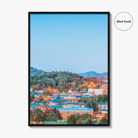 Boone Skyline Fine Art Photo Print, North Carolina, Appalachian State University, USA Poster