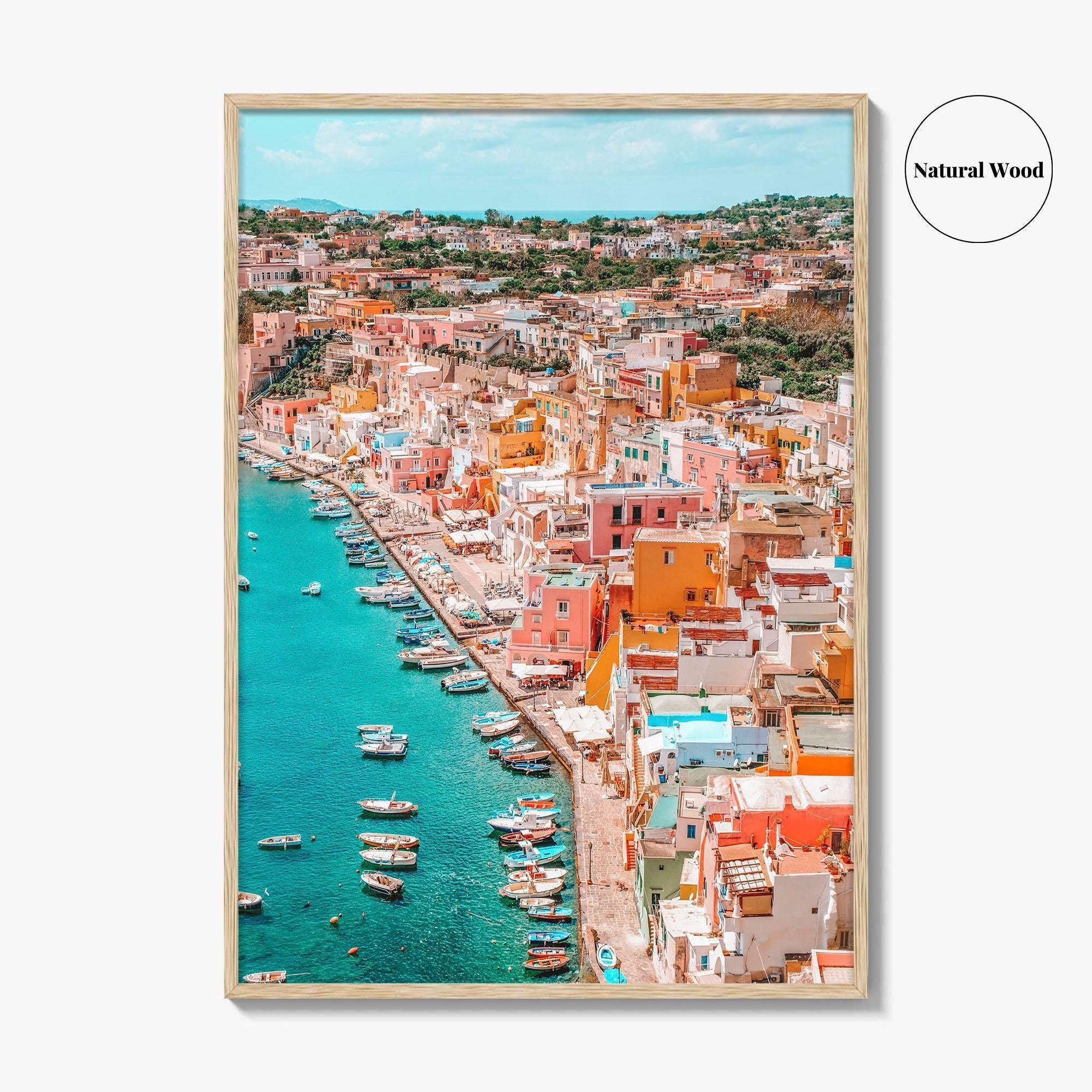 Procida Fine Art Photo Print, Naples Italy, Flegrean Islands, Wall Poster