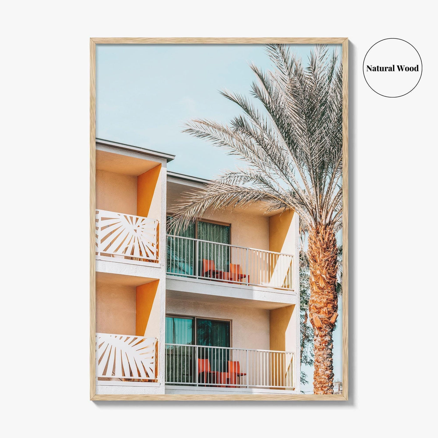 Palm Springs Fine Art Photo Print, California Wall Decor Poster, Hotel Balconies
