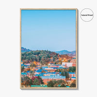 Boone Skyline Fine Art Photo Print, North Carolina, Appalachian State University, USA Poster