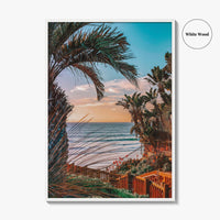 Encinitas Fine Art Photo Print, Pacific Ocean View, San Diego, California, USA, Poster