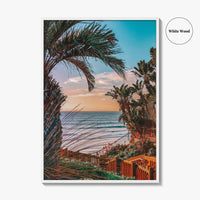Encinitas Fine Art Photo Print, Pacific Ocean View, San Diego, California, USA, Poster