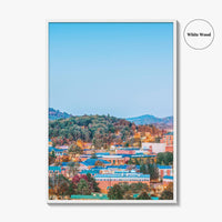 Boone Skyline Fine Art Photo Print, North Carolina, Appalachian State University, USA Poster