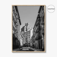 Greenwich Village Black and White Fine Art Photo Print, Gay Street, Manhattan NYC