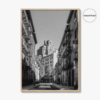 Greenwich Village Black and White Fine Art Photo Print, Gay Street, Manhattan NYC