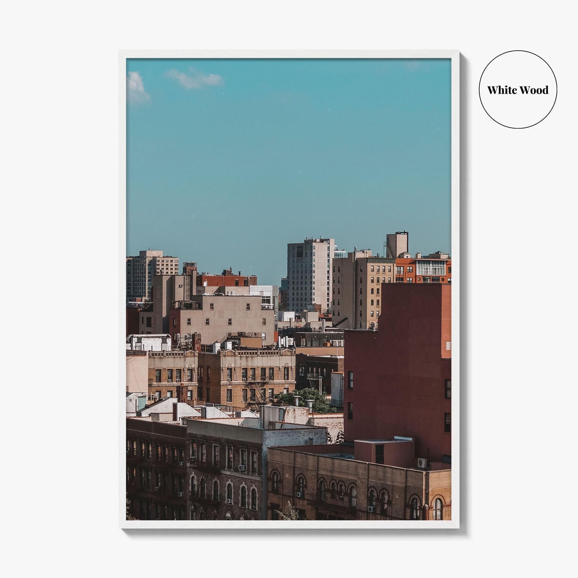 Harlem Skyline Fine Art Photo Print, New York City NYC, Manhattan, NY