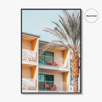 Palm Springs Fine Art Photo Print, California Wall Decor Poster, Hotel Balconies