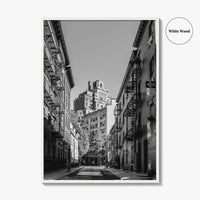 Greenwich Village Black and White Fine Art Photo Print, Gay Street, Manhattan NYC