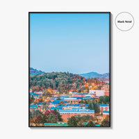 Boone Skyline Fine Art Photo Print, North Carolina, Appalachian State University, USA Poster