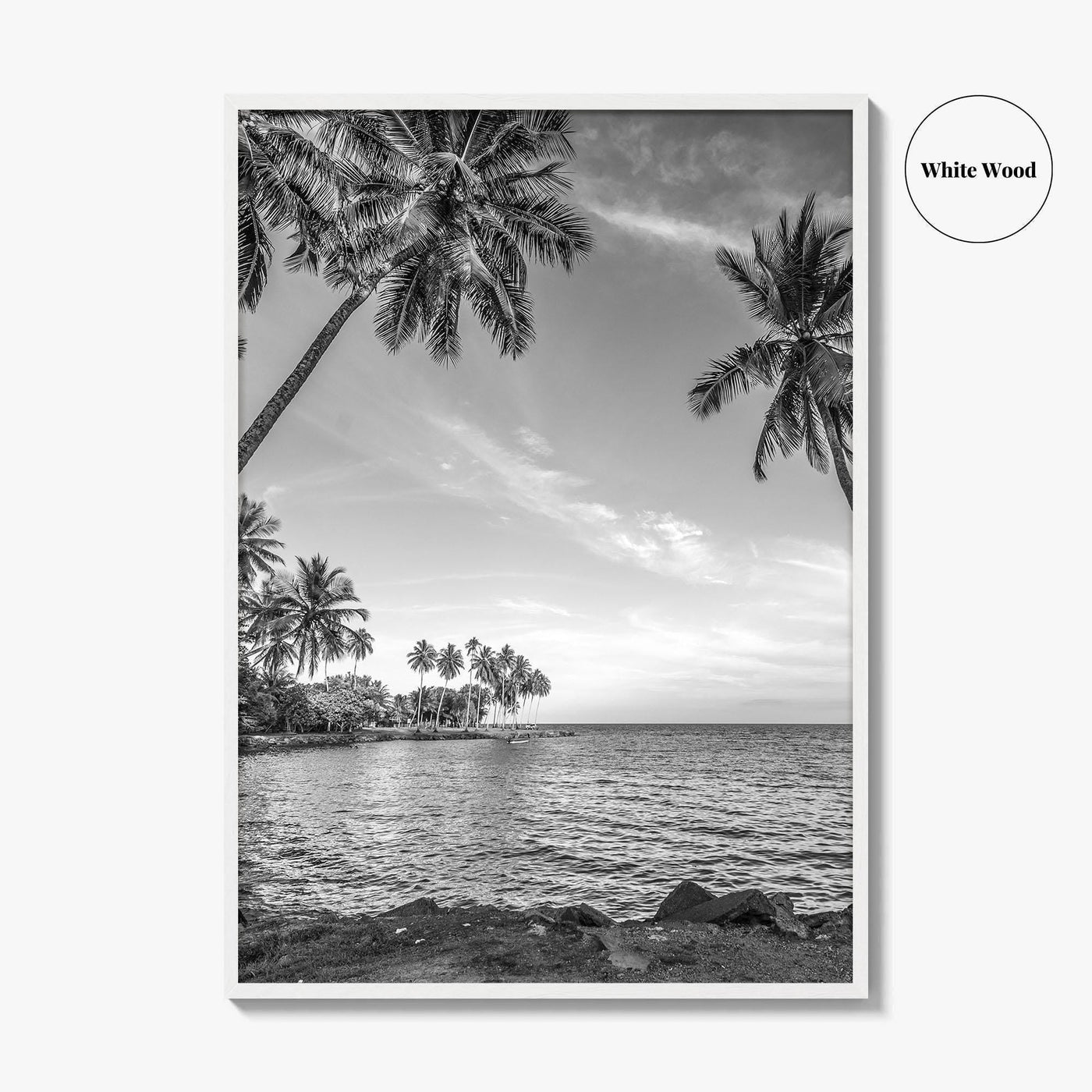Madang Papua New Guinea Black and White Fine Art Photo Print, PNG Poster