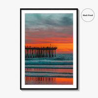 Hermosa Beach Fine Art Photo Print, Los Angeles, California, USA, Wall Decor Poster