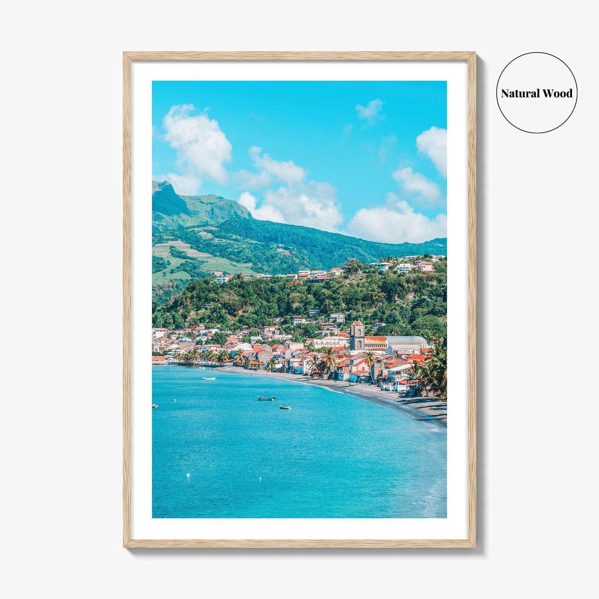 Martinique Fine Art Photo Print, Saint-Pierre, Mount Pelée Volcano, Caribbean Wall Decor