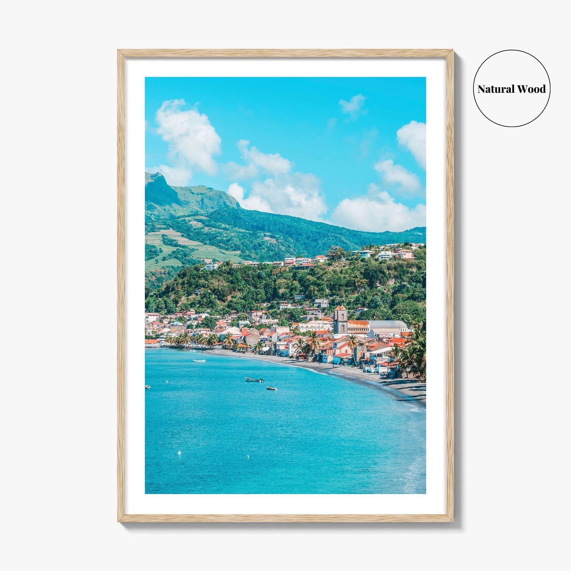 Martinique Fine Art Photo Print, Saint-Pierre, Mount Pelée Volcano, Caribbean Wall Decor