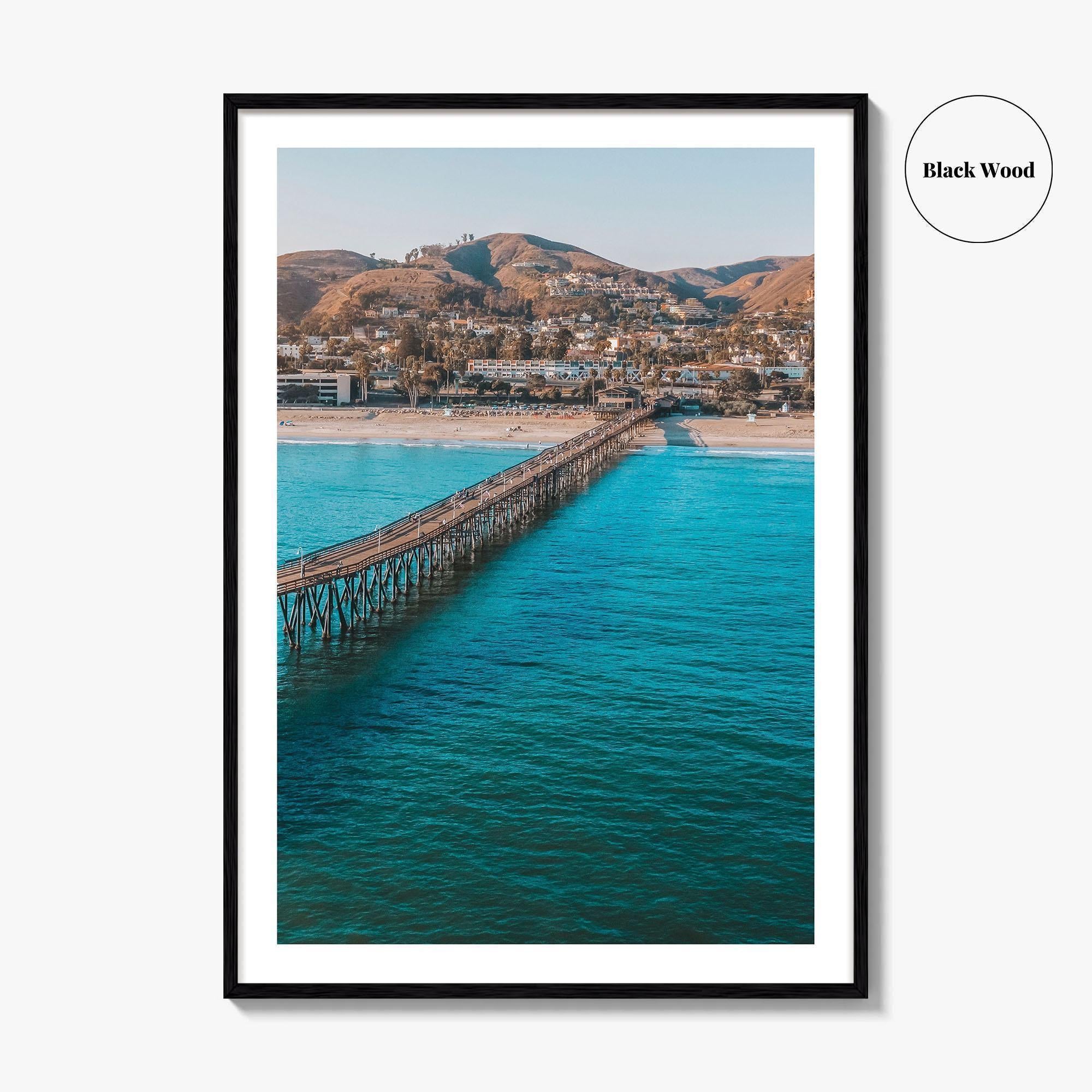 Ventura Skyline Fine Art Photo Print, San Buenaventura, California, USA, State Beach, Wall Poster