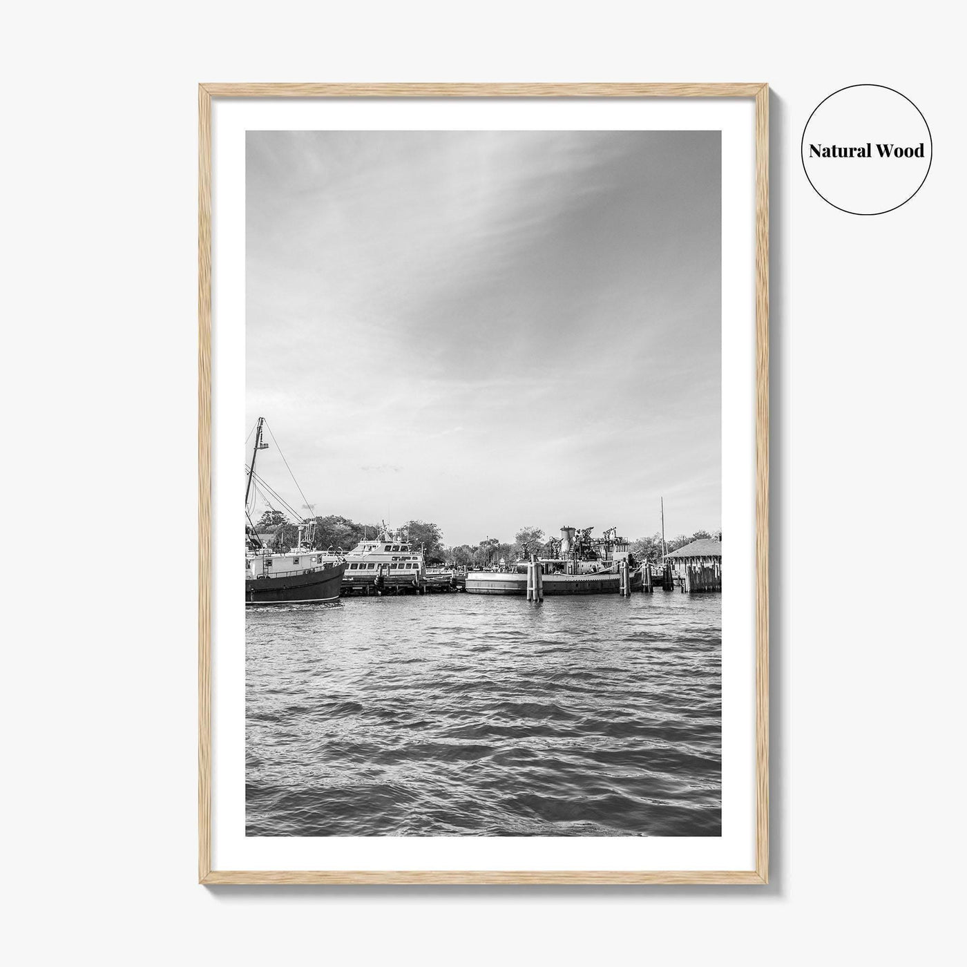 Greenport Black and White Fine Art Photo Print, Long Island New York NY Poster