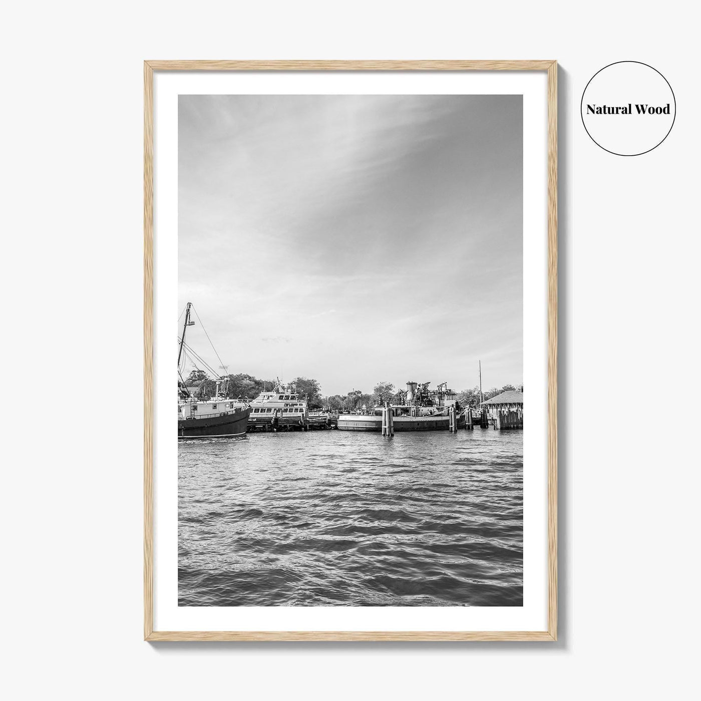 Greenport Black and White Fine Art Photo Print, Long Island New York NY Poster