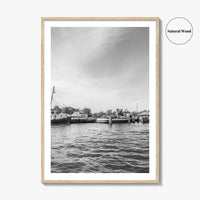 Greenport Black and White Fine Art Photo Print, Long Island New York NY Poster