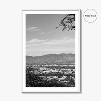 San Fernando Valley Black and White Fine Art Photo Print, Los Angeles Poster