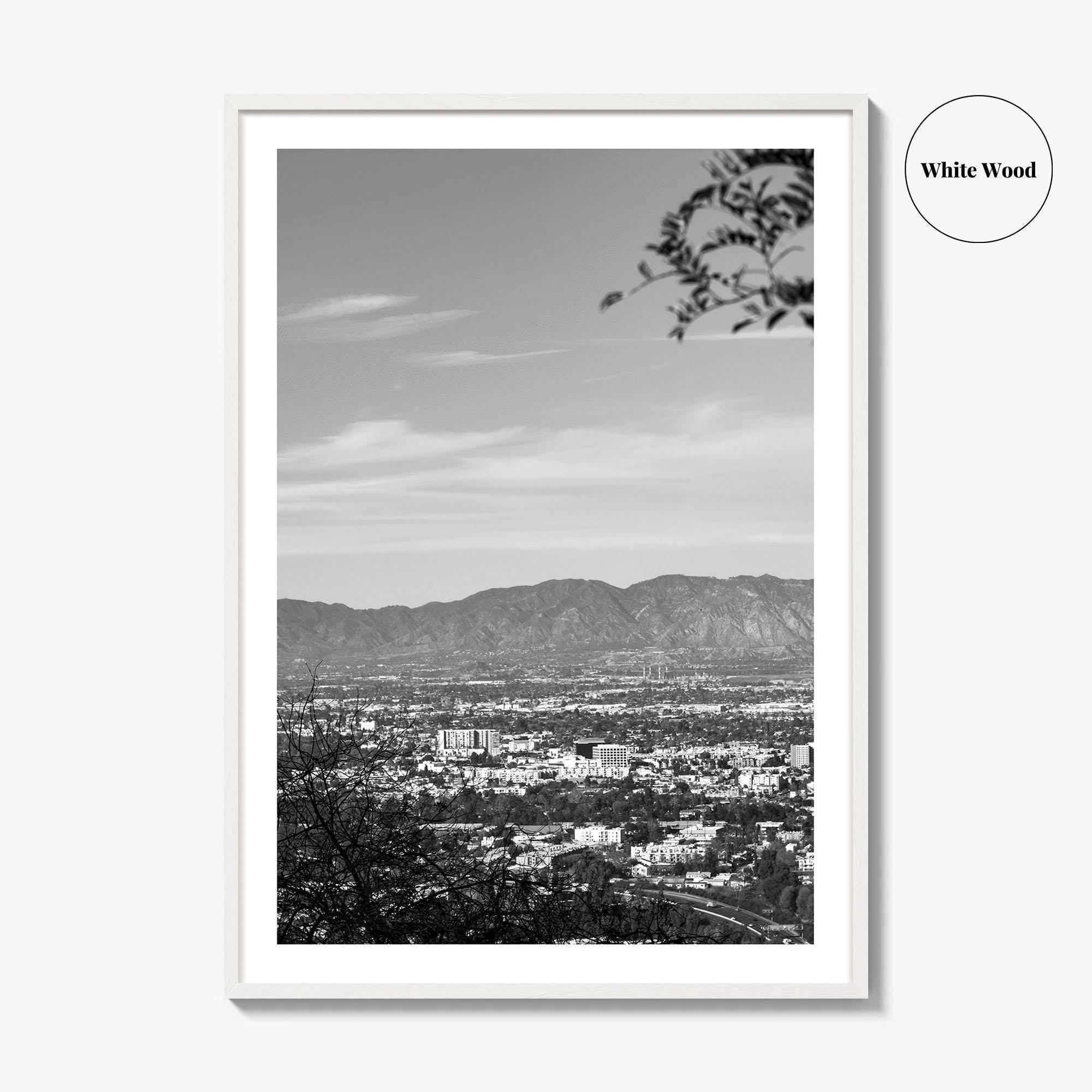 San Fernando Valley Black and White Fine Art Photo Print, Los Angeles Poster