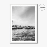 Greenport Black and White Fine Art Photo Print, Long Island New York NY Poster