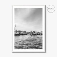 Greenport Black and White Fine Art Photo Print, Long Island New York NY Poster