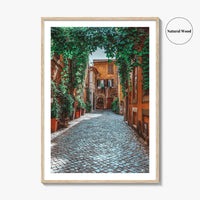 Trastevere Fine Art Photo Print, Rome Italy Wall Poster, Lazio, Architecture