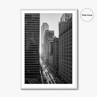 Dallas Skyline Black and White Fine Art Photo Print, Downtown Texas USA Poster