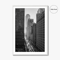 Dallas Skyline Black and White Fine Art Photo Print, Downtown Texas USA Poster