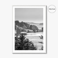 Acadia National Park Black and White Fine Art Photo Print, Bar Harbor Maine Poster