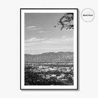 San Fernando Valley Black and White Fine Art Photo Print, Los Angeles Poster
