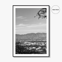 San Fernando Valley Black and White Fine Art Photo Print, Los Angeles Poster