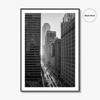 Dallas Skyline Black and White Fine Art Photo Print, Downtown Texas USA Poster