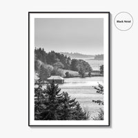 Acadia National Park Black and White Fine Art Photo Print, Bar Harbor Maine Poster