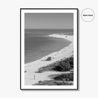 Siesta Key Black and White Fine Art Photo Print, Lido Beach, Sarasota Florida USA