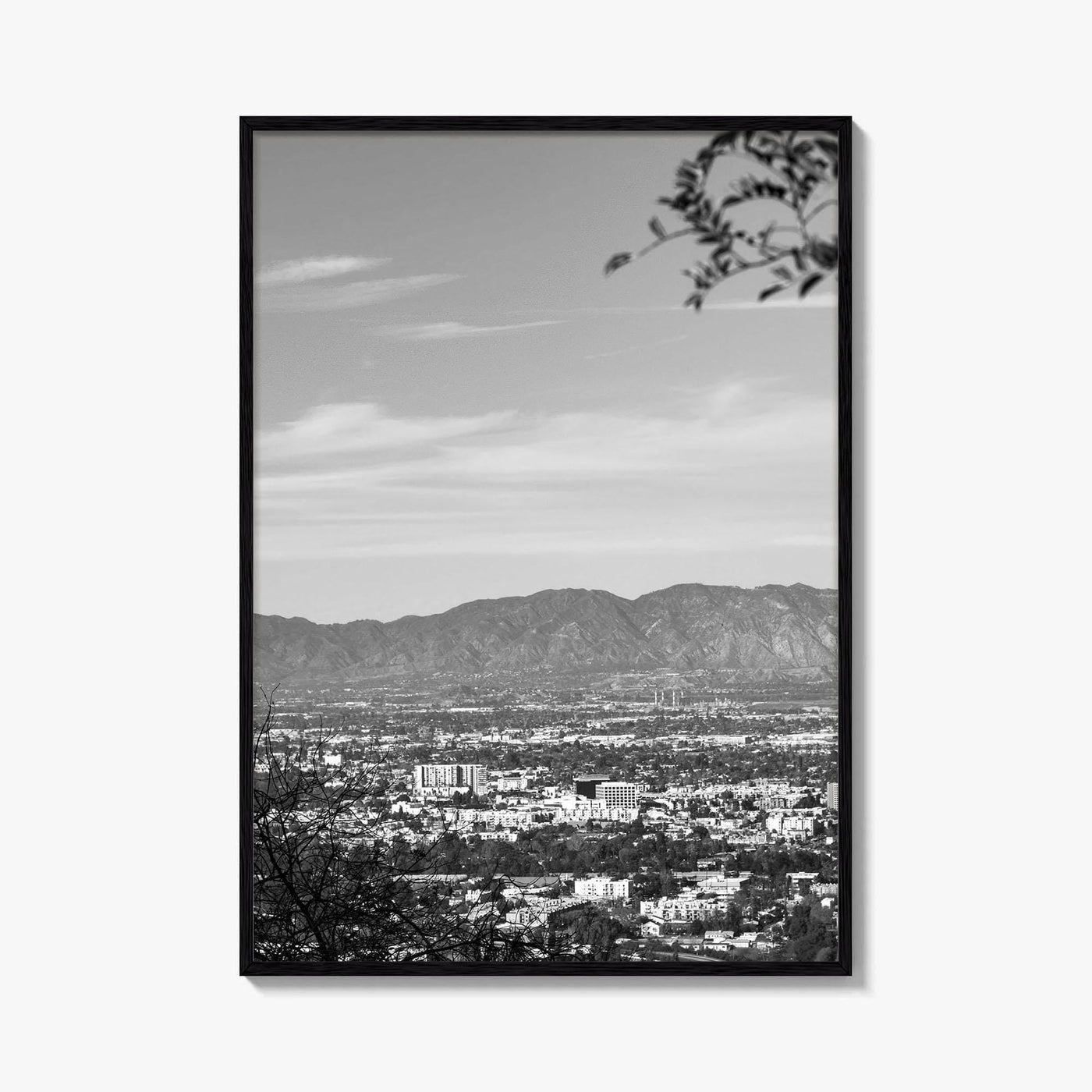 San Fernando Valley Black and White Fine Art Photo Print, Los Angeles Poster